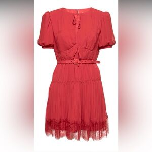 Self-Portrait chiffon dress